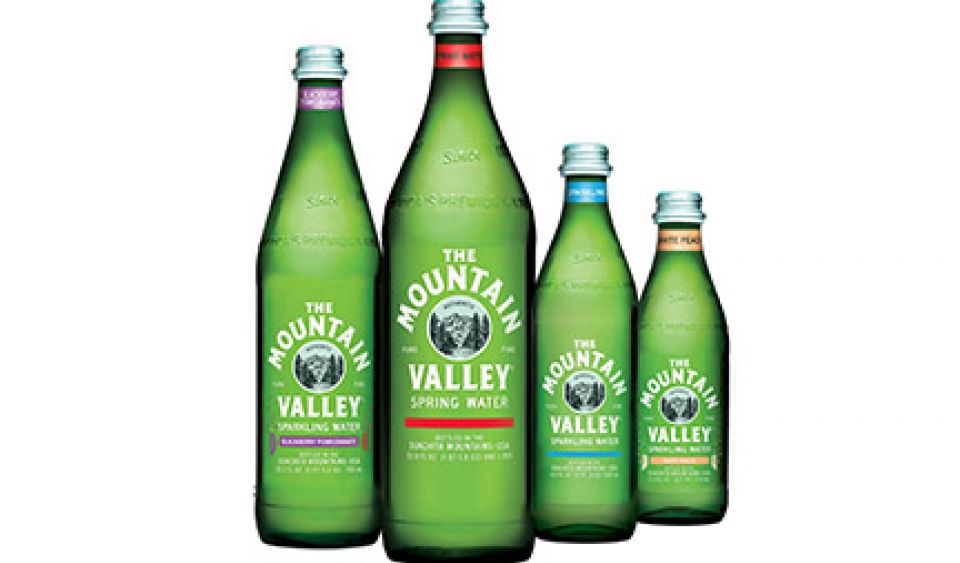 Mountain Valley in Ardagh glass bottles