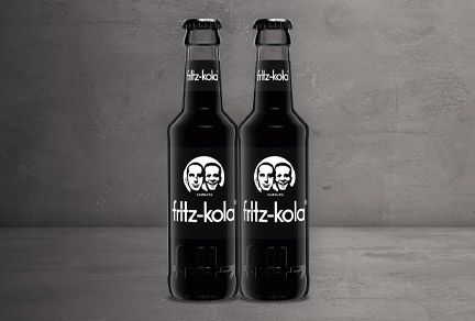 Returnable bottle for fritz-kola Brand