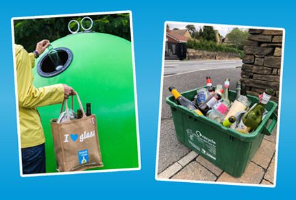 Europeans embrace glass recycling