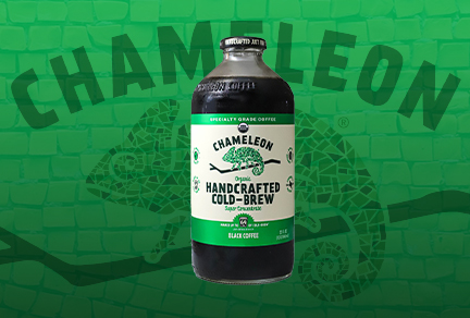 Chameleon Coffee now in Ardagh bottles