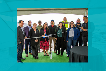Ribbon cutting to unveil the new solar facility